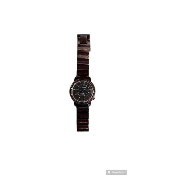 Watch Fossil ES1861 Crystal Brown Tone Steel Ladies Dress Watch Fossil Stainless - Picture 1 of 3